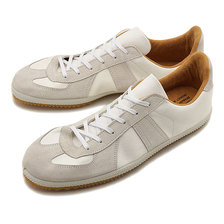 REPRODUCTION OF FOUND GERMAN MILITARY TRAINER CANVAS WHITE 1720FS画像