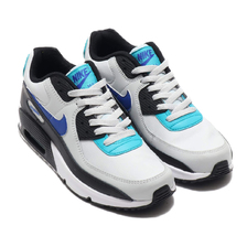 NIKE AIR MAX 90 LTR (GS) BLACK/HYPER BLUE-PHOTON DUST-ORACLE AQUA CD6864-003画像