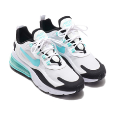 NIKE W AIR MAX 270 REACT PHOTON DUST/AURORA GREEN-WHITE-BLACK CJ0619-001画像