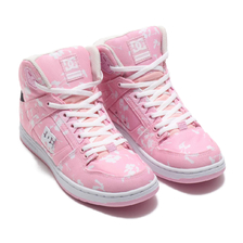 DC SHOES PURE HIGH-TOP TX SE PINK DW201018-PCA画像
