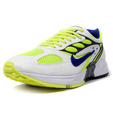 NIKE AIR GHOST RACER WHITE/HYPER BLUE/NEON YELLOW/BLACK/METALIC SILVER AT5410-103画像