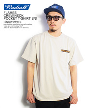 RADIALL FLAMES - C.N.P. T-SHIRT S/S -SNOW WHITE- RAD-20SS-CUT017画像