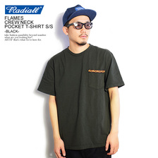 RADIALL FLAMES - C.N.P. T-SHIRT S/S -BLACK- RAD-20SS-CUT017画像
