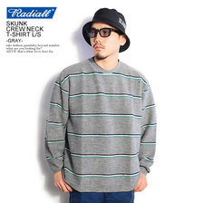 RADIALL SKUNK - C.N. T-SHIRT L/S -GRAY- RAD-20SS-CUT003画像