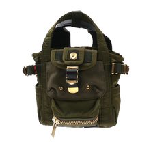 sacai &times; PORTER Mini Tote KHAKI画像