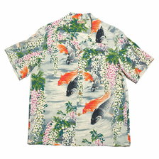 SUN SURF S/S RAYON HAWAIIAN SHIRT &ldquo;CARP&rdquo; SS38321画像