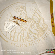 HTML ZERO3 &times; TIGER & BUNNY Guttarelax Stern Bild Hotel Bath Towel & Key Chain ACS262画像