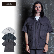 LITTER Short-sleeve safari shirt 0A198-013S画像