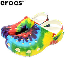 crocs CLASSIC TIE DYE GRAPHIC CLOG 205453画像