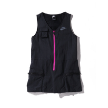 NIKE AS W NSW ICN CLSH ROMPER BLACK/FIRE PINK CJ2292-010画像
