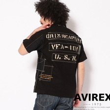 AVIREX S/S REMAKE MILITARY SHIRT 6105094画像