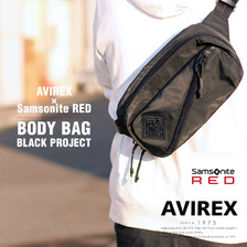 AVIREX × Samsonite RED BODY BAG BLACK PROJECT 11920103画像