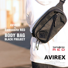 AVIREX &times; Samsonite RED BODY BAG BLACK PROJECT 11920103画像