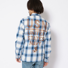 AVIREX EMBROIDERY SHIRT USN 6105128画像