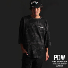 AVIREX PDW MOVE 3/4 SLEEVE T-SHIRT 6603012画像