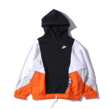 NIKE AS W NSW ICN CLSH PO HDY MX OS BLACK CJ2030-010画像