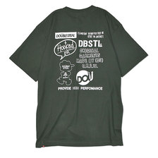 DOUBLE STEAL DS Crowd T-SHIRT -FOREST GREEN- 901-15001画像
