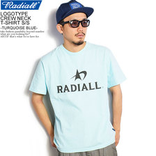 RADIALL LOGOTYPE - C.N. T-SHIRT S/S -TURQUOISE BLUE- RAD-20SS-CUT018画像