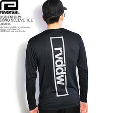 reversal DSOTM DRY LONG SLEEVE TEE -BLACK- RV20SS101画像