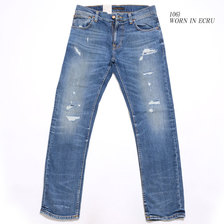 Nudie Jeans THIN FINN WORN IN ECRU 113310画像