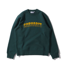 Carhartt DISTRICT SWEATSHIRT DARK GREEN I027679-08Z90画像