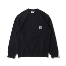Carhartt POCKET SWEATSHIRT BLACK I027681-8900画像
