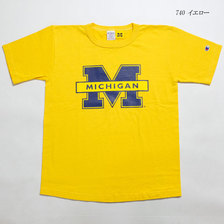 Champion T-1011 US T-SHIRT "MICHIGAN" Made in U.S.A. C5-R302画像