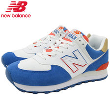new balance ML574SCF Blue/Red画像