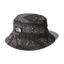 THE NORTH FACE NOVELTY CAMP SIDE HAT BANDANA RENEWAL BLACK NN01818-RB画像