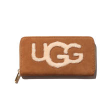 UGG W HONEY ZIP ARND WALLET SHEEP CHESTNUT 1093571-CHE画像