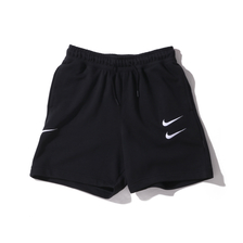 NIKE AS M NSW SWOOSH SHORT FT BLACK/WHITE CJ4883-010画像