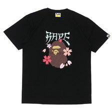 A BATHING APE 20SS EMBROIDERY STYLE SAKURA APE HEAD TEE 1G30110082画像