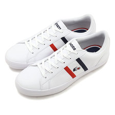 LACOSTE W LEROND TRI 1 WHT/NVY/RED CFA0087-407画像