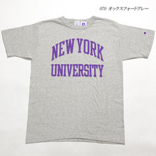 Champion T-1011 US T-SHIRT "NEW YORK UNIVERSITY" Made in U.S.A. C5-R301画像
