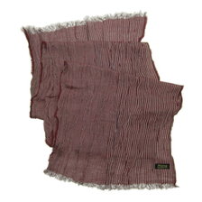 DAPPER'S Stripe Pattern Stole by V-FRAAS WINE/WHITE STRIPE LOT1381画像