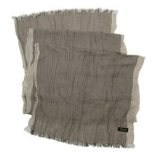 DAPPER'S Solid Color Stole by V-FRAAS BEIGE LOT1381画像