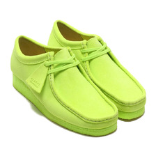 Clarks Wallabee Lime Suede 26148597画像