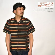 STYLE EYES MULTI STRIPES スポーツシャツ SE38353画像