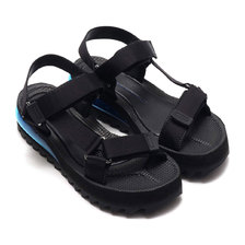 MAISON U AIR SPORTS SANDAL BLACK&BLUE 15M00622-040画像