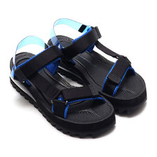 MAISON U AIR SPORTS SANDAL W/ TRANSPARENT BACK STRAP BLACK&BLUE 18M00438-002画像