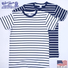 Velva Sheen UNEVEN BORDER TEE画像