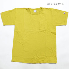 Champion T-1011 US T-SHIRT WITH POCKET Made in U.S.A. C5-R305画像