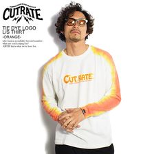 CUTRATE TIE DYE LOGO L/S THIRT -ORANGE- CR-20SS013画像