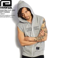 reversal DSOTM CUT OFF ZIP PARKA -GRAY- RV20SS201画像