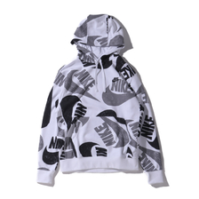 NIKE AS M NSW CLUB HOODIE PO FTAOP1 BLACK/WHITE/BLACK CJ6316-010画像