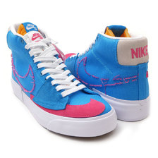 NIKE SB ZOOM BLAZER MID EDGE LASER BLUE/WATERMELON CI3833-400画像
