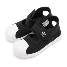 adidas Originals SST 360 SANDAL I CORE BLACK/FOOTWEAR WHITE EG5711画像