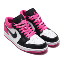 JORDAN BRAND AIR JORDAN 1 LOW SE BLACK/BLACK-ACTIVE FUCHSIA-WHITE CK3022-005画像