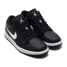 JORDAN BRAND WMNS AIR JORDAN 1 LOW BLACK/WHITE-WHITE AO9944-001画像