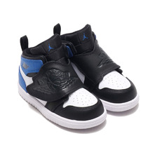 JORDAN BRAND SKY JORDAN 1 (TD) WHITE/SPORT BLUE-BLACK BQ7196-115画像